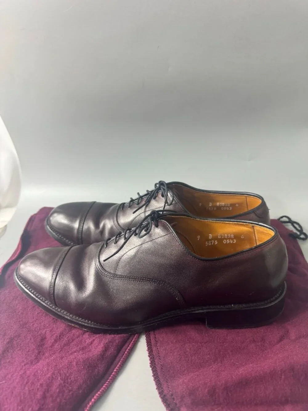 Allen Edmonds Park Avenue Cap-toe Oxford Dress Shoe, Men's Size 9 D